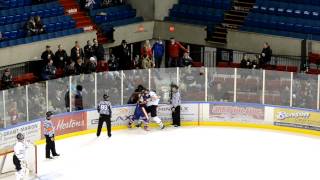 Combat  Fight M Grenier vs F Lessard LNAH 241112 [upl. by Zorina262]