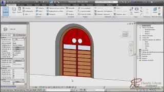 Revit Puerta abocinada  Splayed arch door [upl. by Aubreir81]