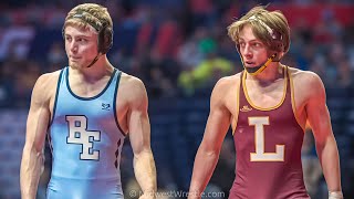 138 3A – Warren Zeisset G of Belleville East IL vs Logan Kaminski R of Lockport IL [upl. by Jobina]