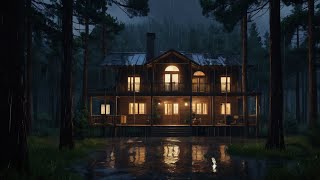 Heavy Rain with Thunder Sound on Rooftop  Sleep Well Live Stream for Sleeping [upl. by Rosanna]