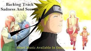 Sadness And Sorrow from Naruto  Backing Track Available Sheet Music [upl. by Nnylanna]