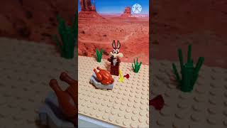 Road Runner amp Coyote  LEGO Looney Tunes  Konkurrenz aus Tasmanien  Stop Motion shorts [upl. by Crain]