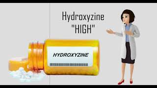 hydroxyzine high hydroxyzine recreational use hydroxyzine withdrawal [upl. by Eanehs]