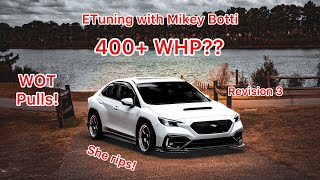 2022 WRX ETuning Mikey Botti WOT Pulls [upl. by Ahsercal]