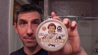 Abbate Y La Mantia quotLaureatoquot shave soap Edwin Jagger DE89 razor Myrsol quotAntesolquot prepost shave [upl. by Melisandra34]