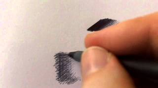 Ball Point Pen Shading Techniques [upl. by Silbahc]