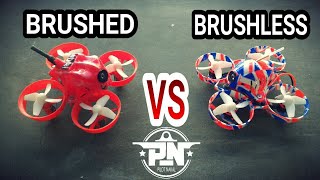 Brushed VS Brushless Micro Drone 1s INDONESIA [upl. by Refannej157]