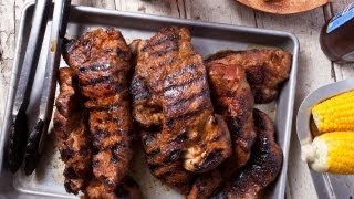 How to Make Easy Grilled CountryStyle Pork Ribs  The Easiest Way [upl. by Aniuqaoj]