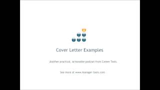 Cover Letter Examples [upl. by Ardyce]