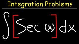 Integral of secx [upl. by Eigna610]