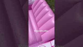 Is the Sloosh XL Inflatable Tanning Pool Lounger Float really multi purpose See demo  review [upl. by Torrin]