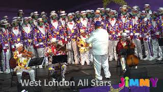 West London All Stars Combine Cape Town Carnival MinstrelsCoonsKlopse [upl. by Nomis]