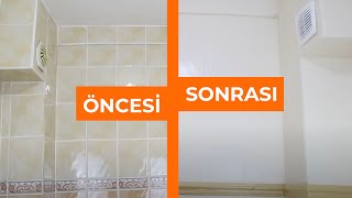 Banyo Seramik Boyama Nasıl Yapılır  Ev Yenileme  Seray Kutsal [upl. by Trisa]