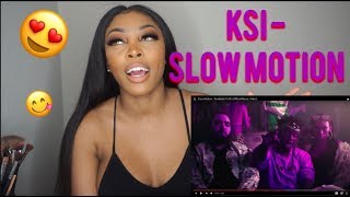 REACTING TO Slow Motion  Randolph ft KSI Official Music Video Ashley Deshaun [upl. by Calabresi297]