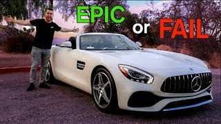 2018 Mercedes AMG GT Roadster Review  Epic or FAIL [upl. by Holder]