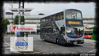 🚍Voith Gearbox Transdev Keighley 2450 SN57 GNJ Volvo B9 on Service K9 160724 [upl. by Aynod97]