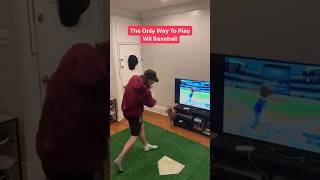 Taking Wii Baseball to the next level 😂 jackdoyle25 platecrate baseball [upl. by Alric]