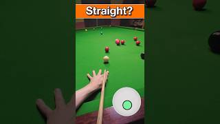 Snooker Straight Cueing Test 🧪 GoPro Headcam POV [upl. by Aderb]