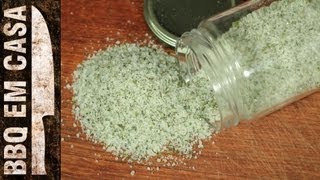 RECEITA DE SAL DE ERVAS HERB SALT [upl. by Pitts]