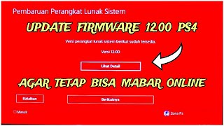 UPDATE FIRMWARE 1200 PS4 ORIGINAL  100 AMAN [upl. by Petula]