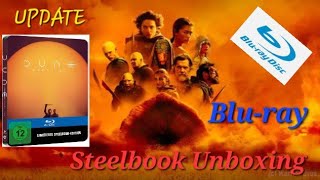 Dune Part 2  Bluray Steelbook  Unboxing [upl. by Ronyam259]