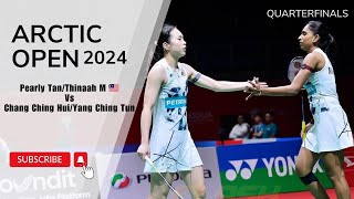 Pearly TanThinaah Muralitharan 🇲🇾 Vs Chang Ching HuiYang Ching Tun tpe  Arctic Open 2024 [upl. by Georges209]