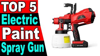 TOP 5 Best Electric Paint Spray Gun Review 2024 [upl. by Ladnar764]