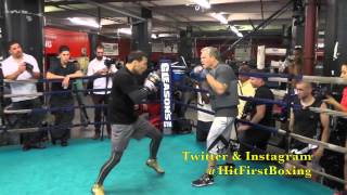 Ruslan Provodnikov Gleasons Open Workout For 614 [upl. by Keryt]