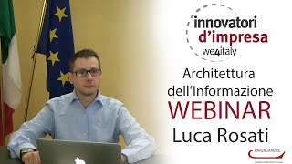 Architettura dellinformazione con Luca Rosati [upl. by Venola]