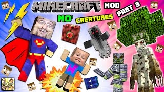 EVIL CHASE ATTACKS MO CREATURES MOD Showcase 3 ISLAND of FORBIDDYNESS Bye Bye FGTEEV Minecraft [upl. by Bordy]