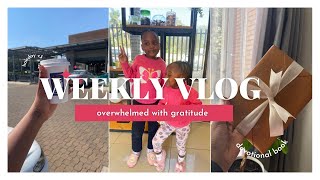 Weekly Vlog 🌸 Kids Salon Date 💇🏾‍♀️  Gifted New Devotional Book amp ChitChat [upl. by Ennoitna]