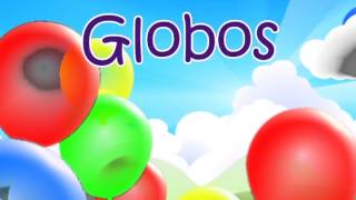 🎶 😊 Fixed Globos  Learn colors in Spanish  😊 Spanish songs for kids with lyrics by Miss Rosi [upl. by Lucie]