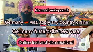 Germany enter visa from any country German job opportunity card apply online Parmhungary [upl. by Adnwahsar143]