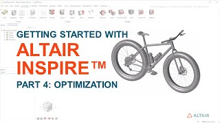 Getting Started with Altair Inspire Part 4 Optimization [upl. by Battista]