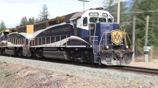 Skeena Pacific Train Video 2108 RMR West Sicamous BC 20240417 1630hrs [upl. by Gwenneth]