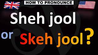 How to Pronounce Schedule CORRECTLY SH or SK [upl. by Ynettirb189]