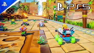 Nickelodeon Kart Racers 3 Slime Speedway  23 mins of PS5 Gameplay [upl. by Nomit]