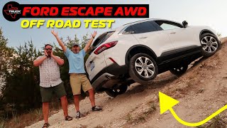 Is The 2023 Ford Escape Platinum AWD Good Off Road  TTC Hill Test [upl. by Lounge471]