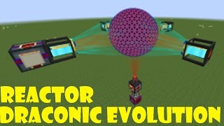 Tutorial Draconic Reactor  Melhor reator do Draconic Evolution Minecraft [upl. by Trebmal]