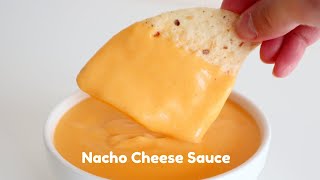 EASY amp SIMPLE NACHO CHEESE SAUCE RECIPE  READY IN 10 MINUTES [upl. by Yanahs]