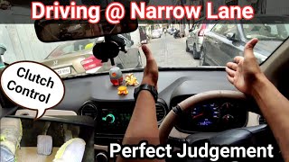 Car judgement narrow lane  left right judgement narrow lane  Drivewithankit [upl. by Eric]