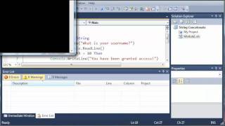 Visual Basic Tutorial  19  Get Length Of Strings [upl. by Dina]