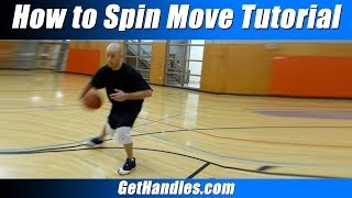 How to Spin Move Tutorial Basketball Basics for Beginners [upl. by Nebe]