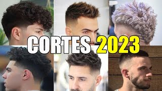 MEJORES CORTES de PELO para HOMBRES este 2023  COMO PEINARSE el CABELLO [upl. by Nnaael511]