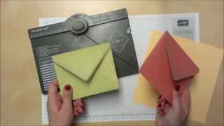 How to make an envelope with the Envelope Punch Board [upl. by Eanahc110]