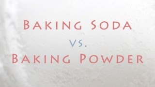 Baking Soda vs Baking Powder The Difference 베이킹 소다 vs 베이킹 파우더 [upl. by Noillimaxam161]