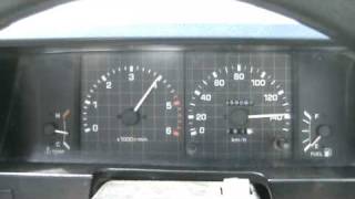 1986 Diesel Toyota Hilux Acceleration amp Top Speed [upl. by Tonie]