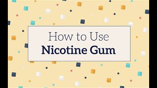 How to Use Nicotine Gum to Quit Smoking [upl. by Lalise110]