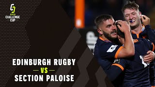 Highlights  Edinburgh Rugby v Section Paloise Round 5  Challenge Cup Rugby 202122 [upl. by Ellenor453]