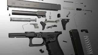 Glock 17 Disassembly [upl. by Llerraj]